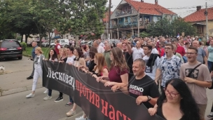 Prvi protest u Leskovcu